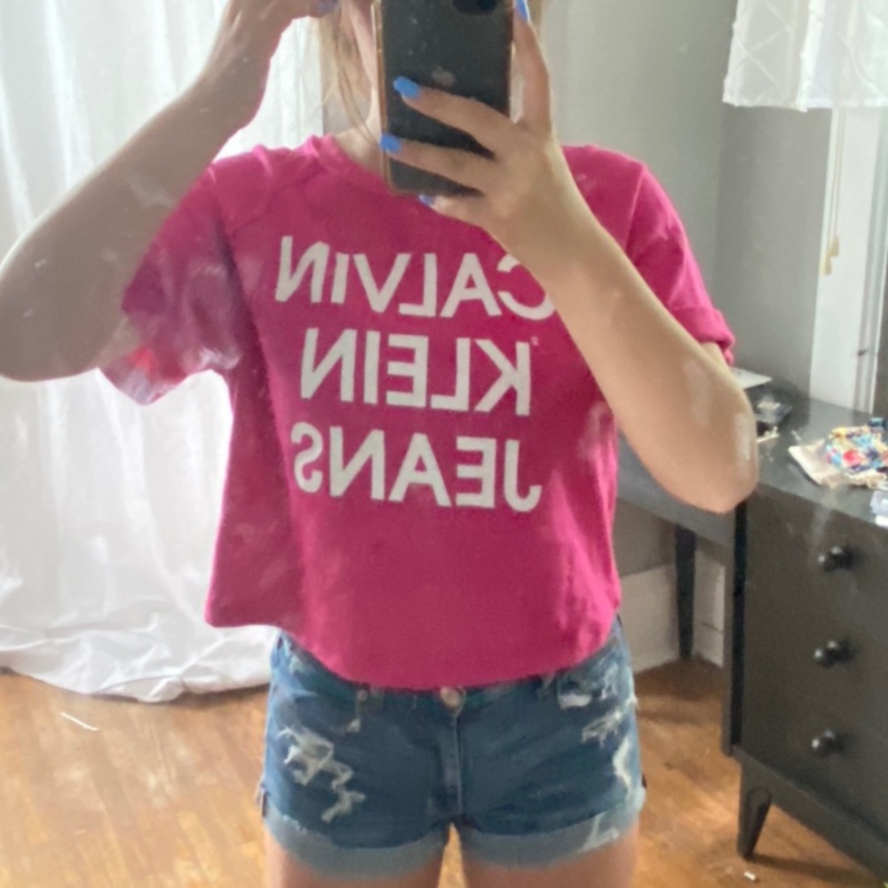 cropped Calvin Klein Crew neck